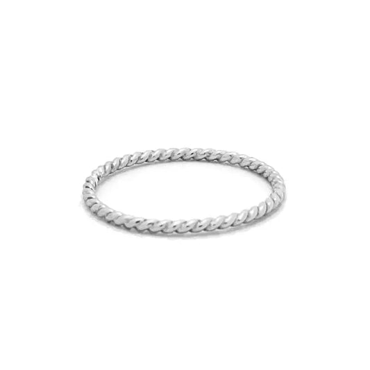 Twisted Stacking Ring | 14k Gold Fill & Sterling Silver